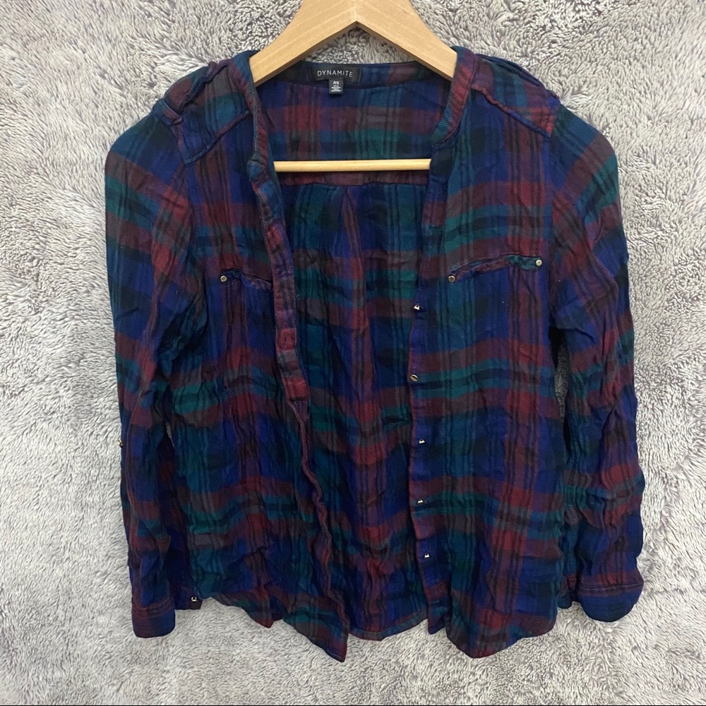 Dynamite Button Up Down Long Sleeve